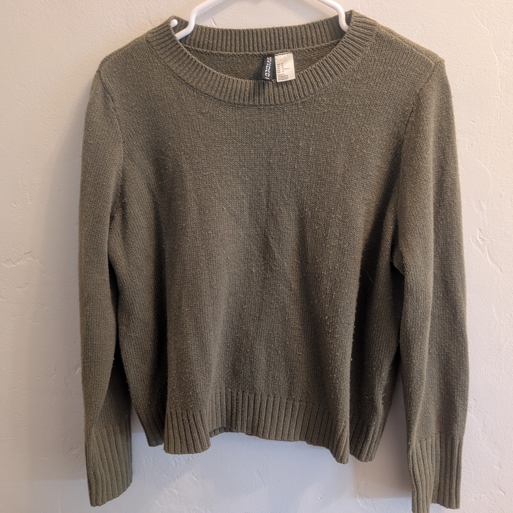 H&M Olive Green Sweater